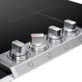 Frigidaire Professional 30 in. Stainless Steel Induction 4 Burner Cooktop with Bridge Element