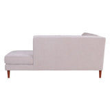 Right-hand Facing Fabric Sofa-chaise