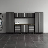 NewAge Products Bold XL Series 9-Piece Garage Cabinetry Set