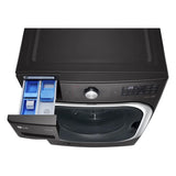 LG 6.0 cu ft. Black Steel Front Load Washer with Smart Wi-Fi and TurboWash