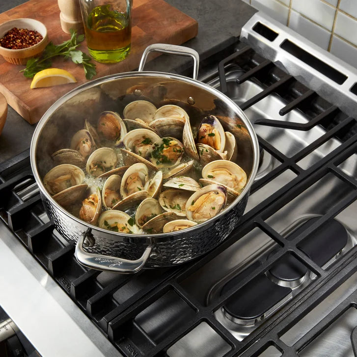 Lagostina Legacy Hammered 5-ply Everyday Pan, 28 cm (11 in.) / 5.5 L (5.8 qt.)