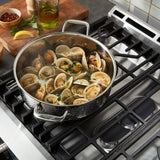 Lagostina Legacy Hammered 5-ply Everyday Pan, 28 cm (11 in.) / 5.5 L (5.8 qt.)