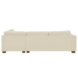 Thomasville Walsen 3-piece Fabric Sectional with Storage Ottoman