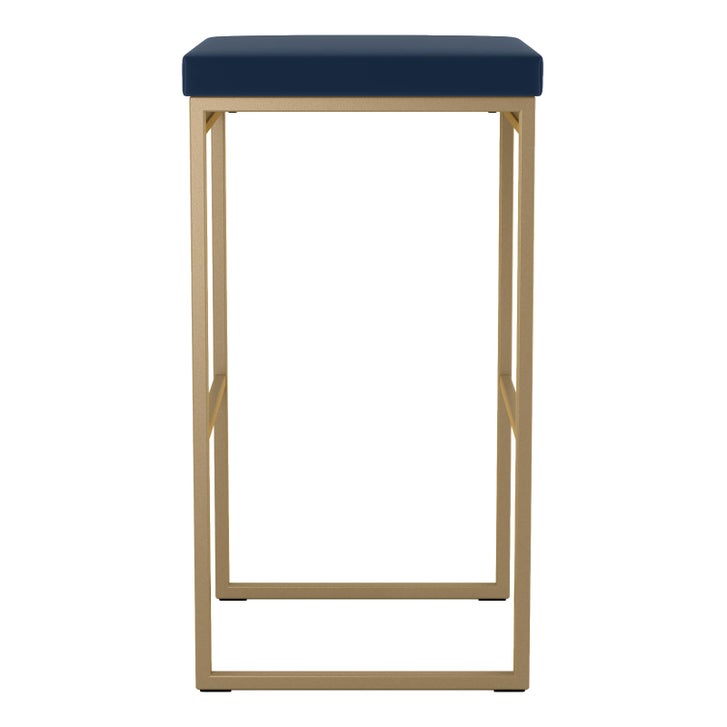 Amisco Easy Modern Counter Stool Blue Seat