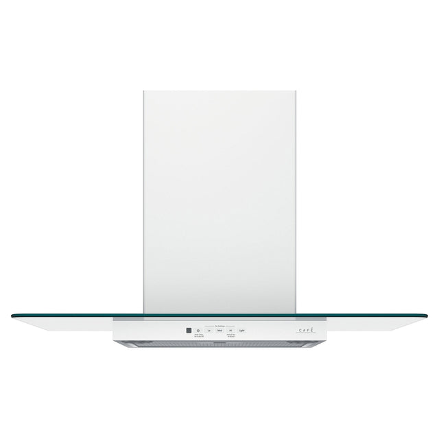 Café 30 in. Matte White Range Hood, 350 Max CFM J4