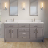 Studio Bathe Calais III Vanity in Mink Grey Finish with Engineered Stone Countertop