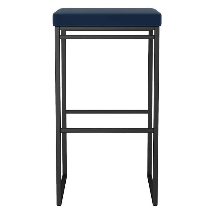 Amisco Easy Modern Counter Stool Blue Seat