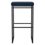 Amisco Easy Modern Counter Stool Blue Seat