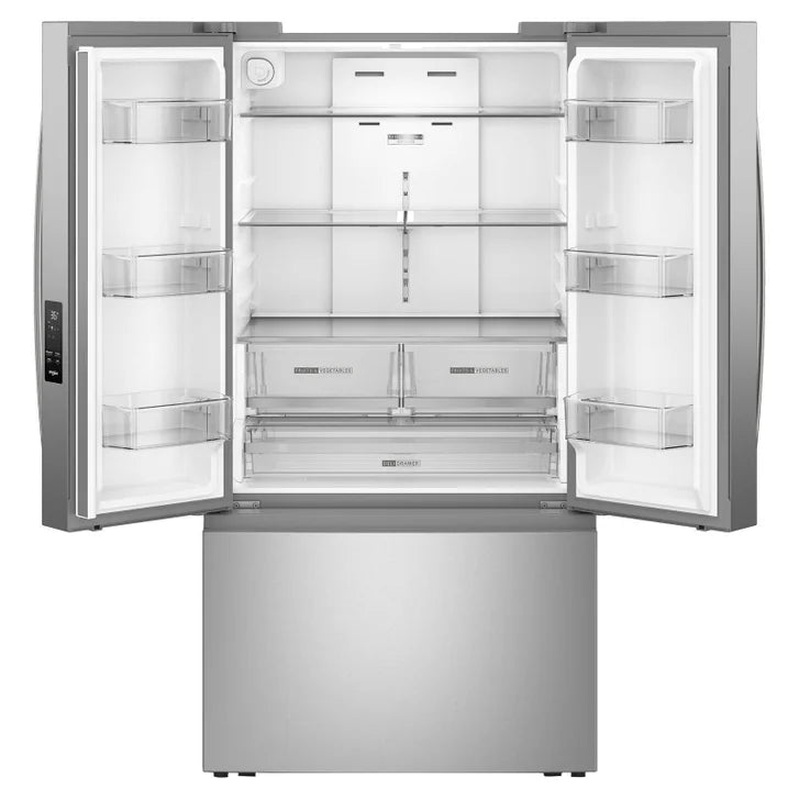 Whirlpool 36 in. 31 cu ft. Stainless Steel French Door Refrigerator with Ice Maker