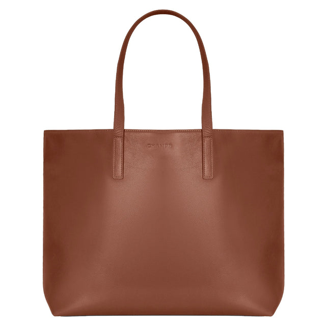 Champs Onyx Collection Leather Business Tote, 22 L I6
