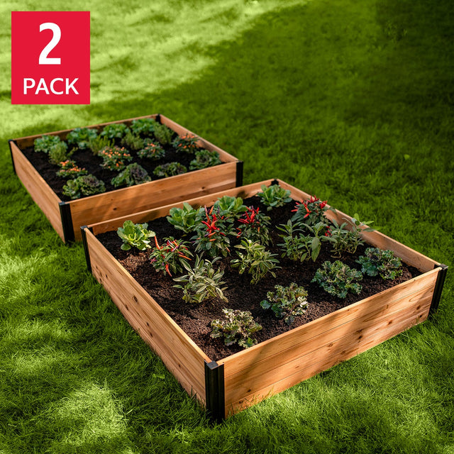 Mezza 4 ft. x 4 ft. Garden Bed, 2-pack X9