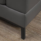 Galleria 2-piece Top Grain Leather Left-hand Facing Sectional