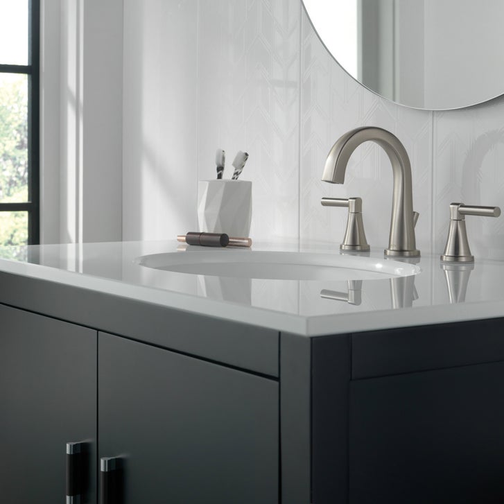 Delta Becker Two Handle Widespread Bathroom Faucet