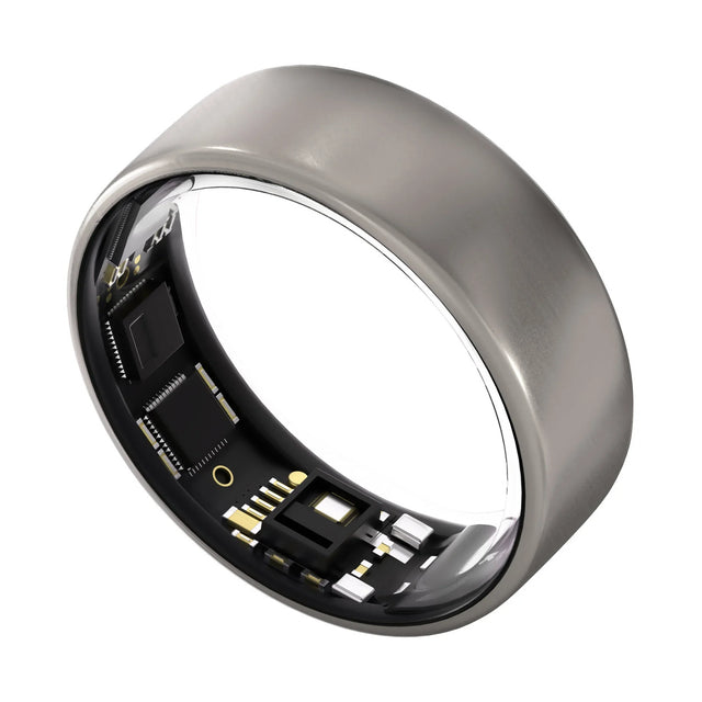 Ultrahuman Ring AIR with 2 Year Ultrahuman X Membership Bundle, Natural Titanium E4