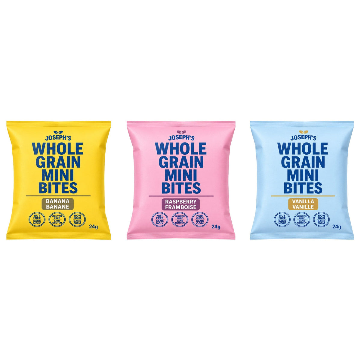 Joseph’s Whole Grain Mini Bites Variety Pack, 60 × 24 g