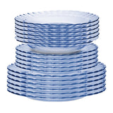 Duralex "Le Picardie" Tempered Glass Dinnerware Set, 18-piece