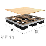 Multinautic QPF495 Aluminum Floating Dock with Cedar Decking