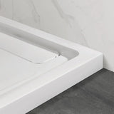 OVE Decors Adena Acrylic Shower Base in White