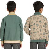 Scotch & Soda Kids' Reversible Bomber Jacket
