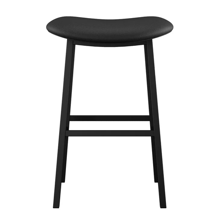 Amisco Winston Counter Stool Black Metal