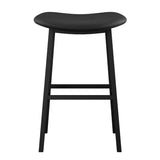 Amisco Winston Counter Stool Black Metal