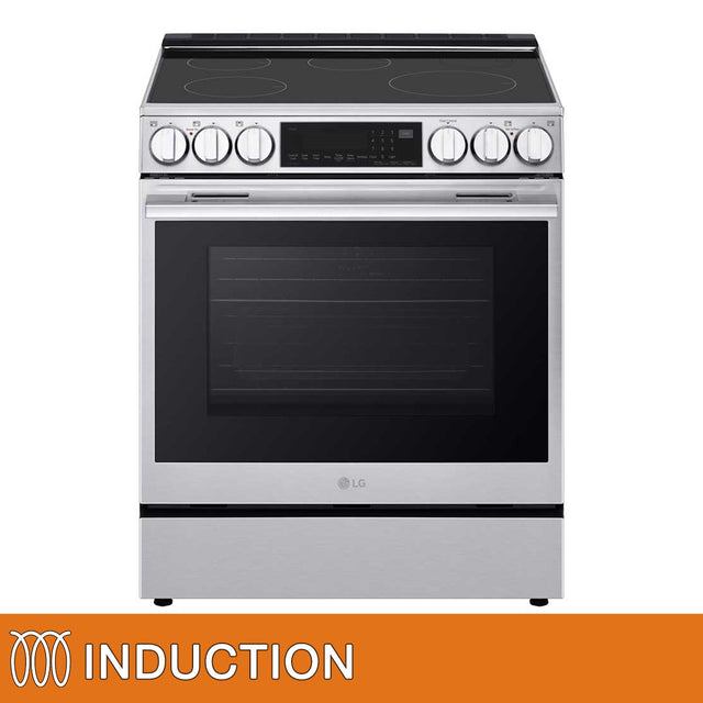 LG 30 in. 6.3 cu ft. Stainless Steel Slide-In Induction Range with ProBake Convection and Air Sous Vide Z4