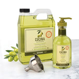 Cucina Coriander and Olive Oil Liquid Hand Soap, 1 L + 200 mL