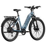 Aventon Level 2.5 Commuter Step Through E Bike, with Turn Signals, 96 km Max Range