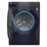 GE 5.5 cu ft. IEC Sapphire Blue Front Load Washer with UltraFresh Vent System