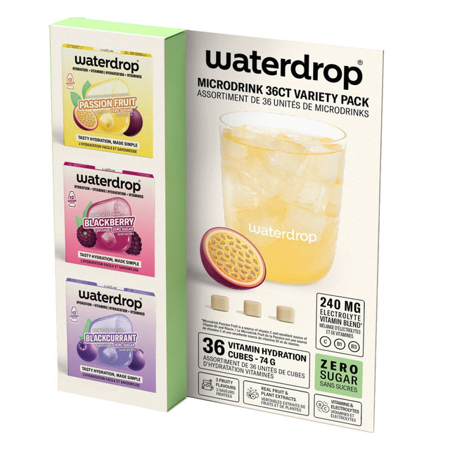 Waterdrop Microdrink Hydration Cube Variety Pack, 36-count J8