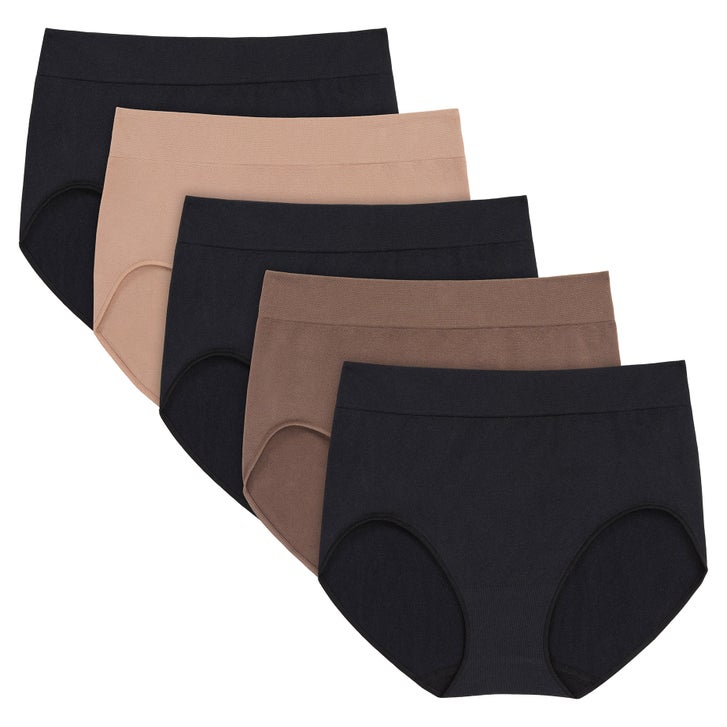 Jones New York Women’s Seamless Brief, 5-pack