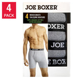 Joe Boxer Men's Organic Cotton Boxer Briefs, 4-pack