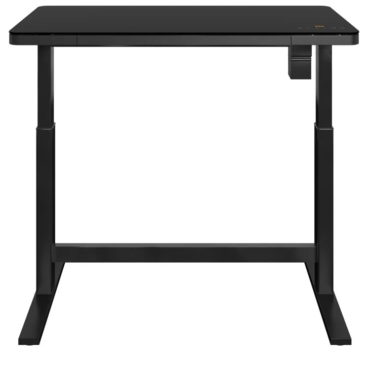 Tresanti Geller Slimline Height Adjustable Desk 120.1 cm x 65 cm (47.3 in x 25.6 in), Black