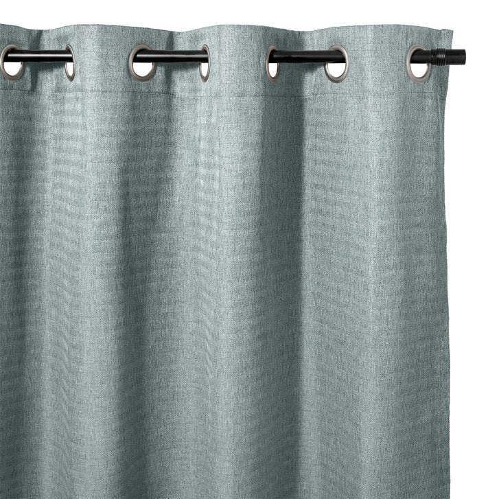 Safdie & Co. Herringbone Light Filtering Curtain Panel, 2 panel