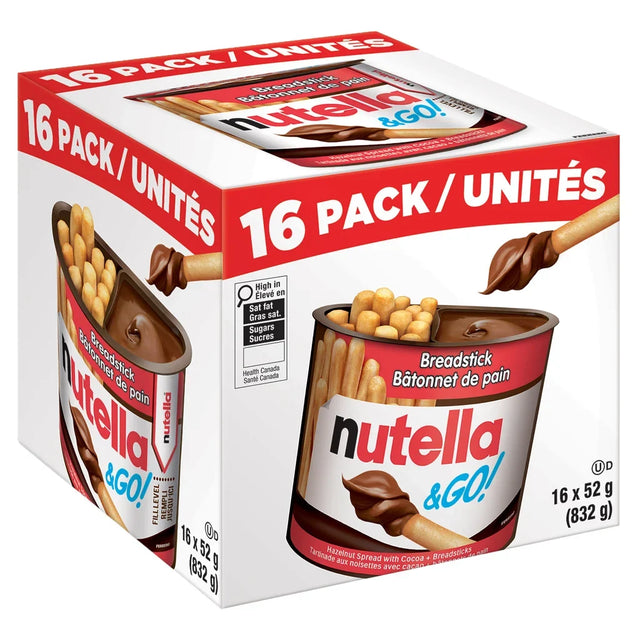 Nutella & Go Breadsticks, 16 × 52 g S6