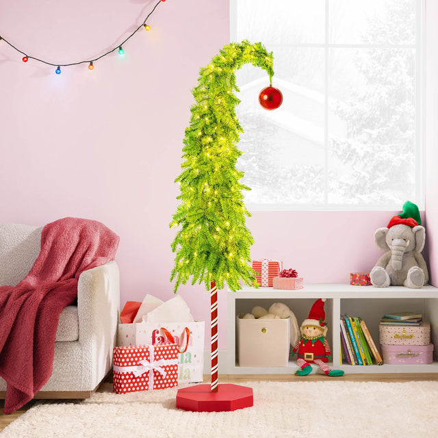 1.8m (6ft) Whimsical Tree with LED Lights F5
