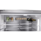 Bosch 800 Series 36in 20.8 cu ft. Stainless Steel Counter-Depth French 3-Door Refrigerator with dual compressors and evaporators and Interior Water Dispenser
