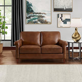 Prospera Home Larsen Top-grain Leather Sofa and Loveseat