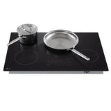 LG 30 in. Black Induction 4 Element Cooktop with SmoothTouch Glass Controls