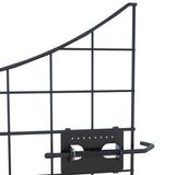 Zippity Black Metal Garden Gate with 4 Fence Panels