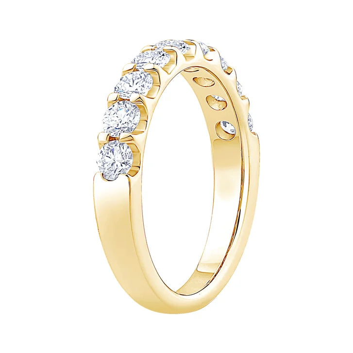 Round Brilliant Diamond Wedding Band (1.0 ctw)
