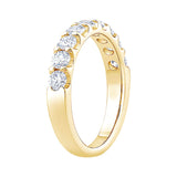 Round Brilliant Diamond Wedding Band (1.0 ctw)