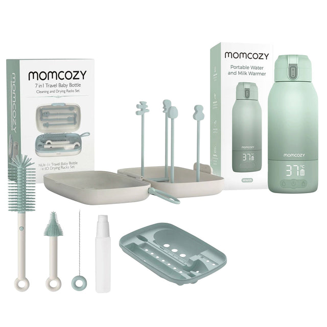 Momcozy Bottle Warmer + Portable Bottle Brush Set F9