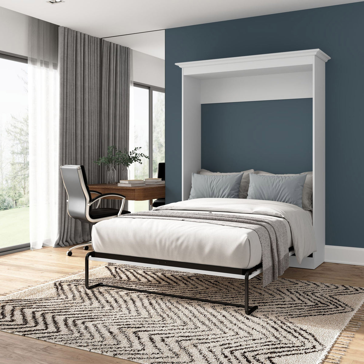 Bestar Evolution Wall Bed, White