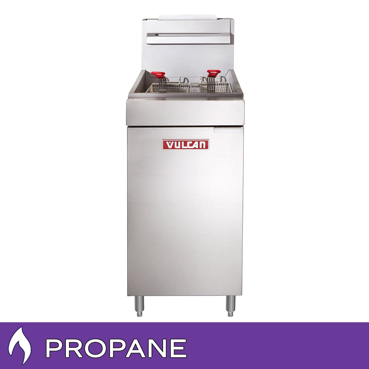Vulcan 30 in. 40 lb. Commercial Stainless Steel Propane Fryer