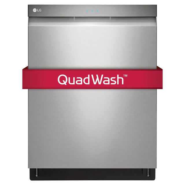 LG 24 in. Stainless-steel Built-in Top Control Dishwasher with Adjustable Third-level Rack K5