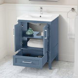 OVE Decors Navata 24 in. Vanity With White Ceramic Top