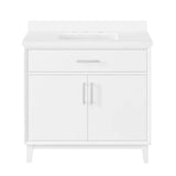 OVE Decors Jonah 36 in. Vanity with White Quartz Top