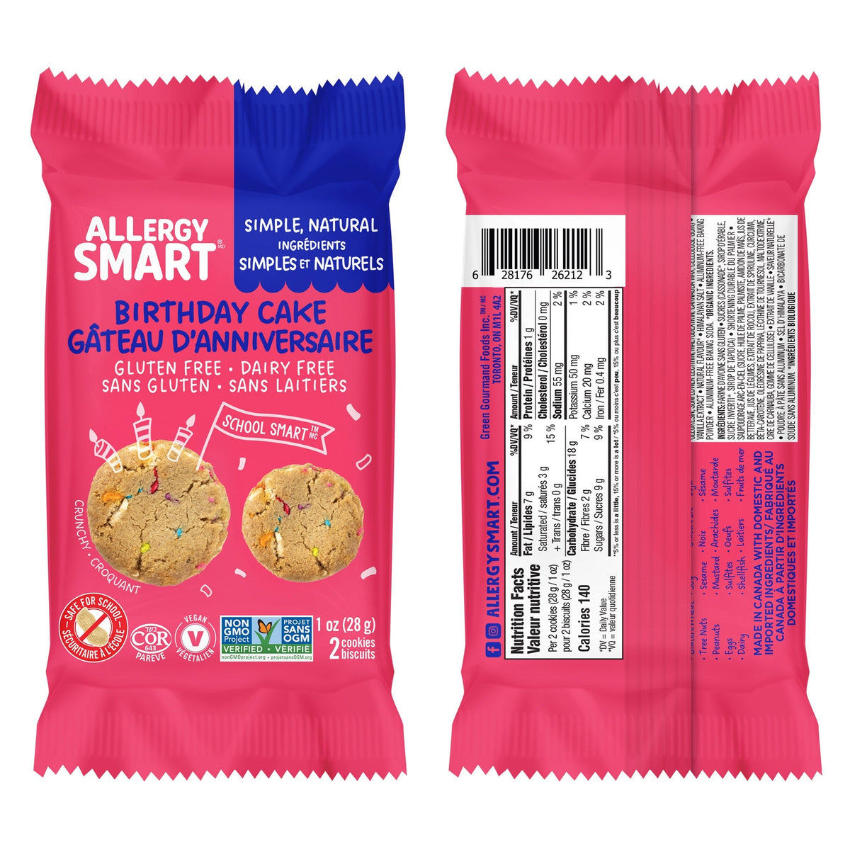 Allergy Smart Cookies​, ​48 × 28 g