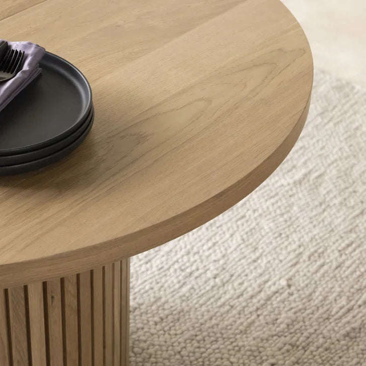 Round Transformer Table with Bench